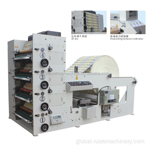 Printing Machine Standard Paper Box 4 Colour Flexo Printing Machine Supplier